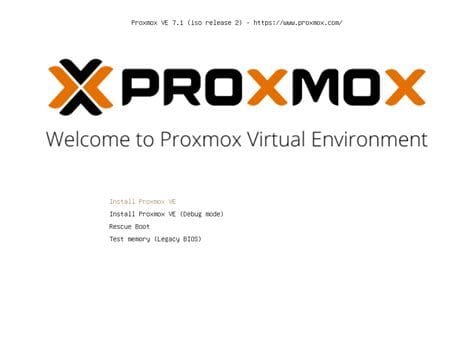 th Proxmox VE, Proxmox VE 安裝